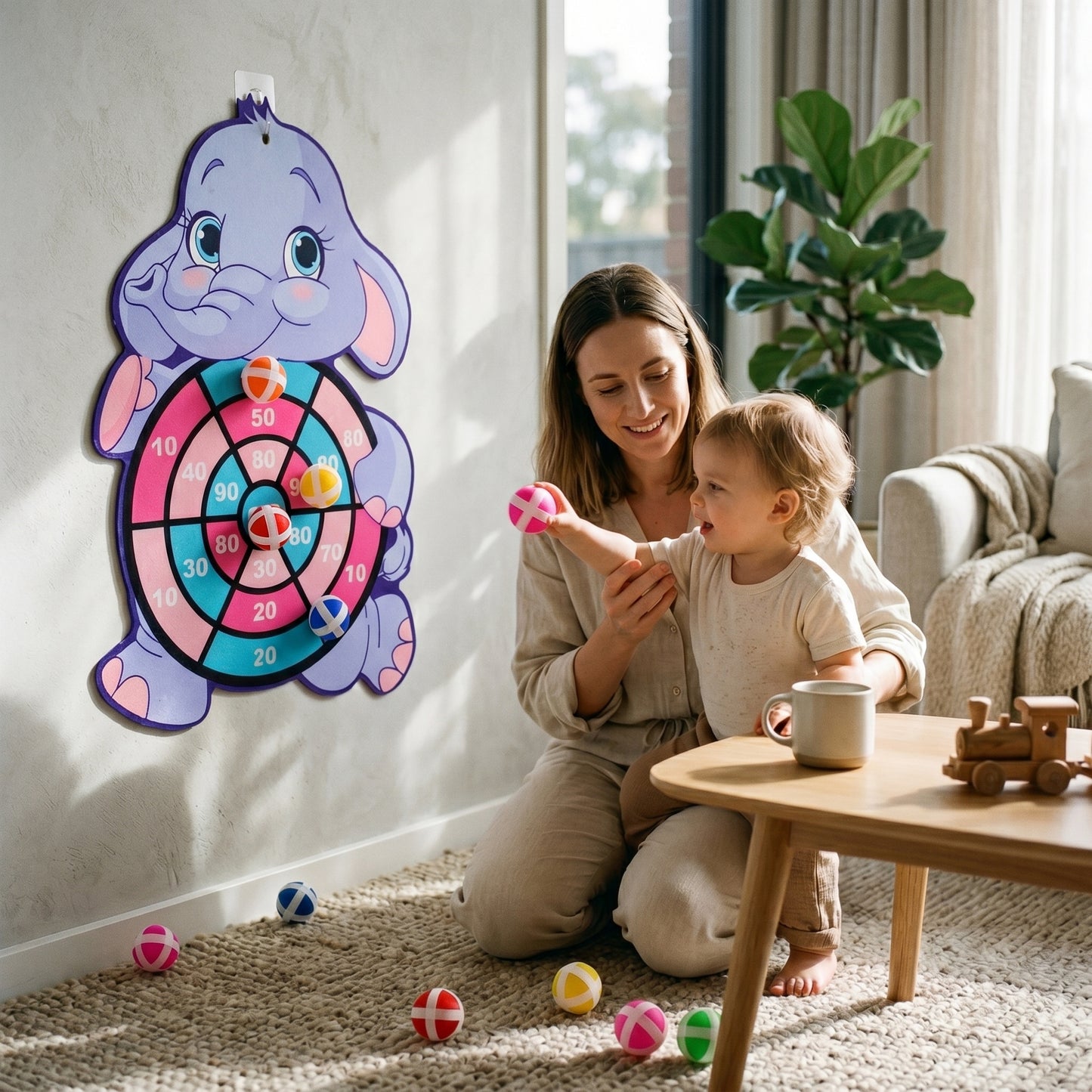 Sticky Ball Target Game