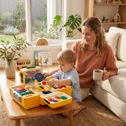 Interactive School Bus Driving Toy