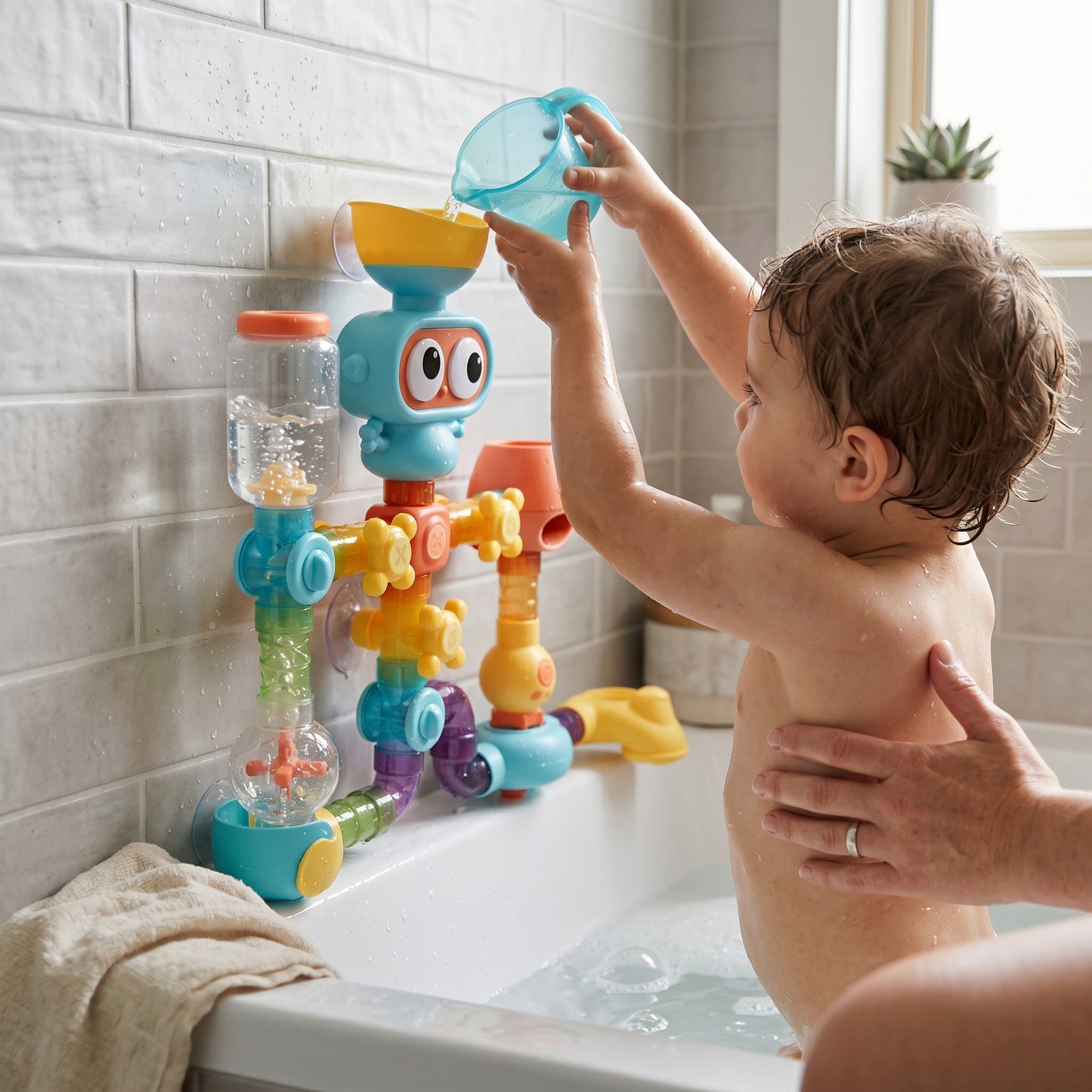 DIY Bath Water Pipe Toy Set