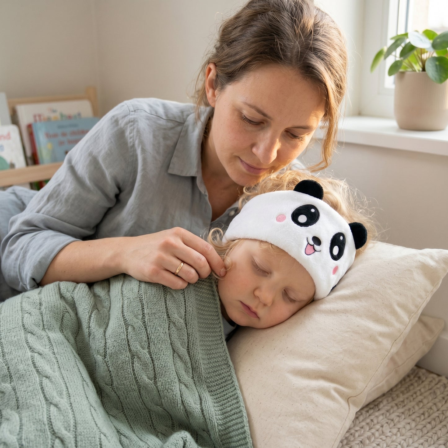 Kids 2-in-1 Bluetooth Sleep Headband – Wireless Music Headband for Travel & Sleep