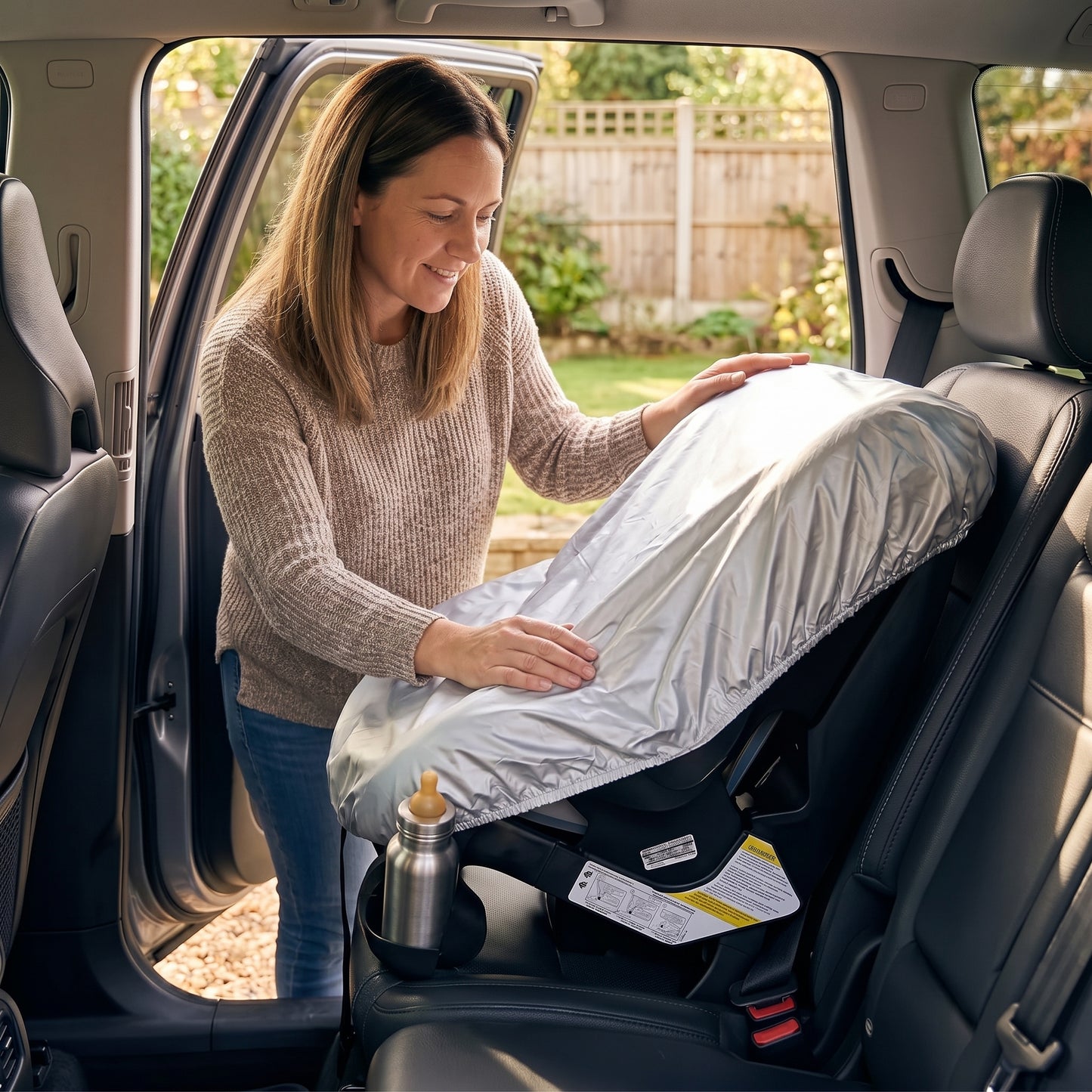 Child Car Seat Sun Protection Cover