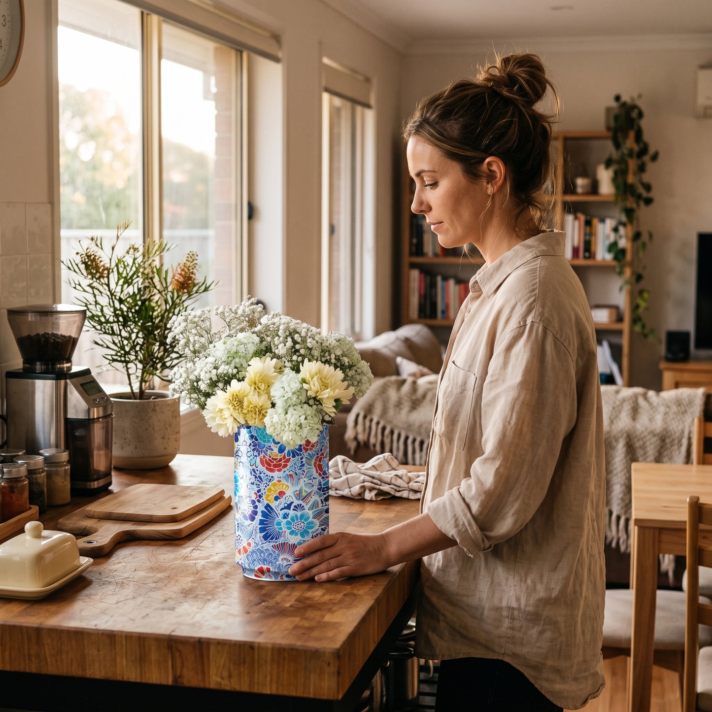 3D Puzzle Flower Vase (162 Pieces)