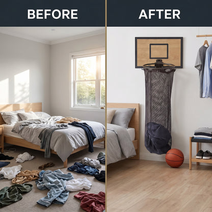 Basketball Hoop Laundry Hamper