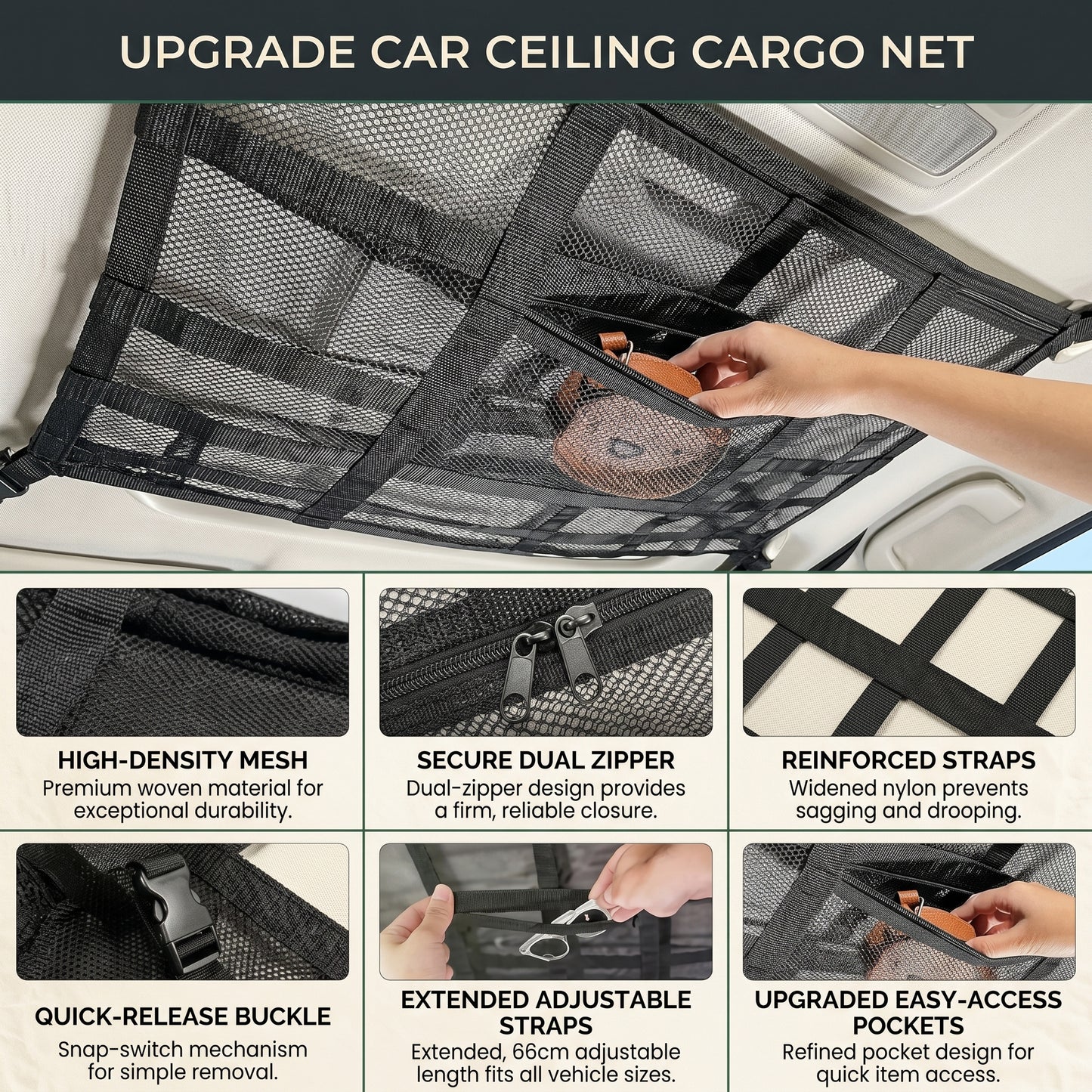 Car Cargo Travel Storage Net
