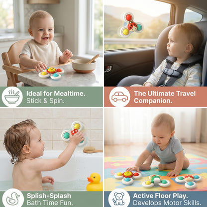 Bath Time Spinner Toy (3 Pcs)