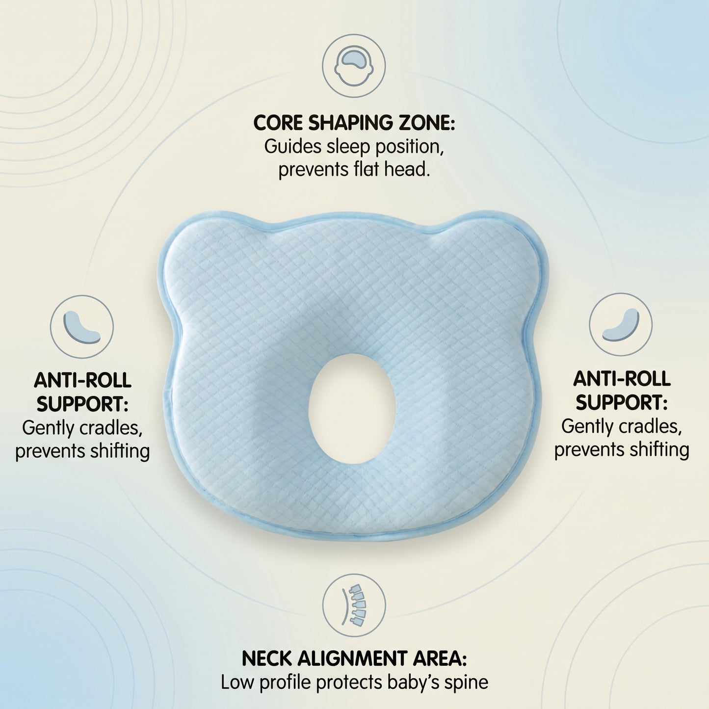 Baby Comfort Support Pillow