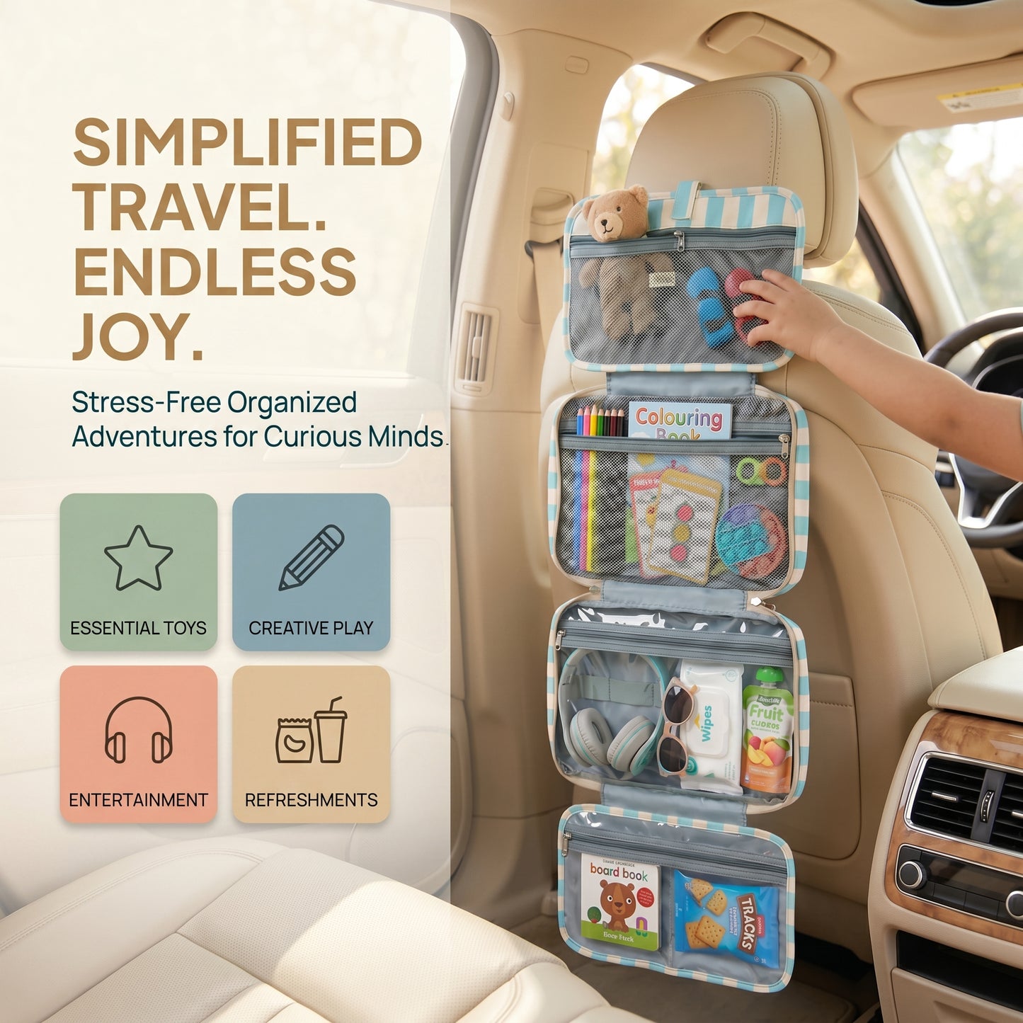 Family Travel Storage Organiser Bag