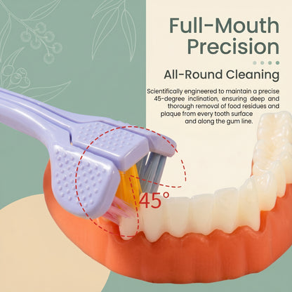 Triple Head Kids Toothbrush
