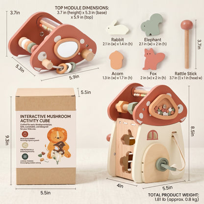 Montessori Busy Mushroom House