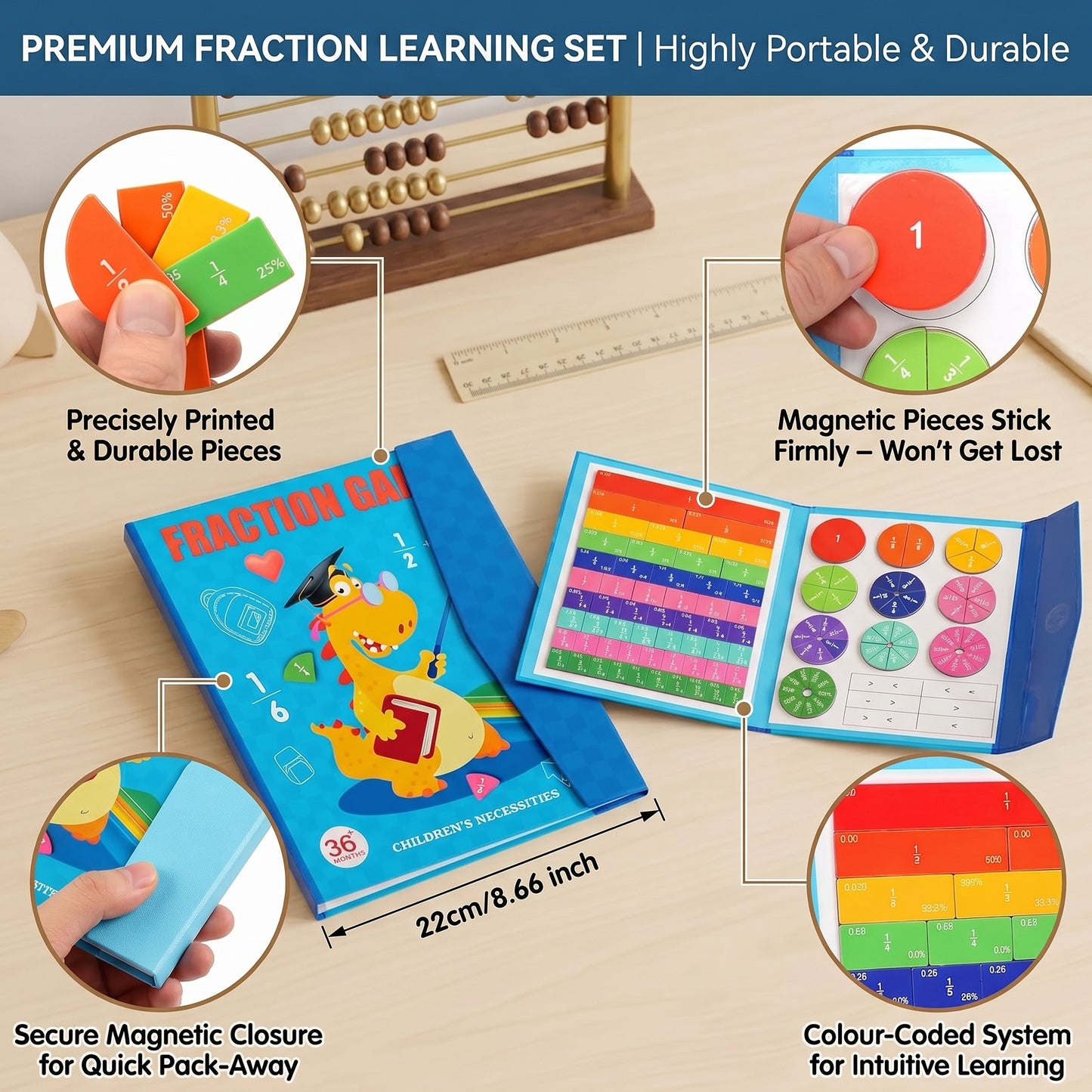 Montessori Fraction Puzzle