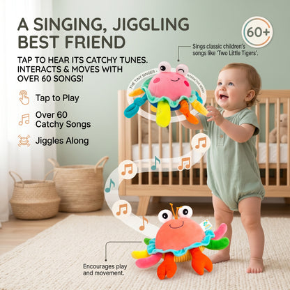 Musical Crawling Crab Toy