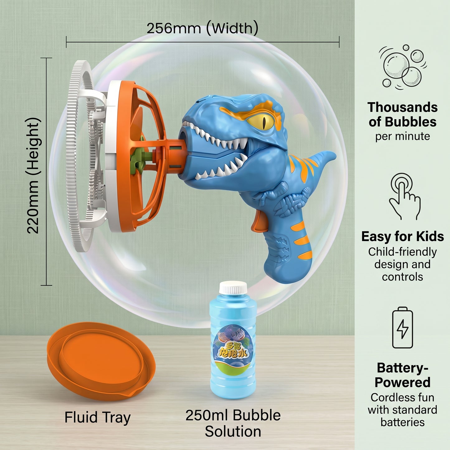 Dinosaur Bubble Blaster