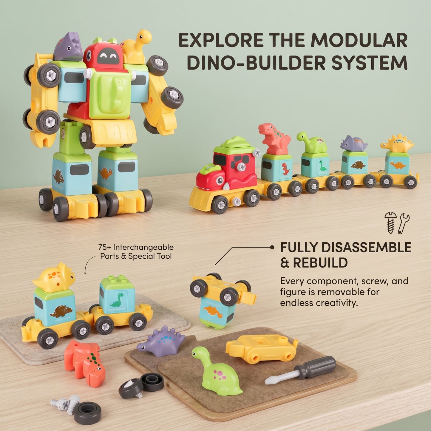 5 in 1 Robot Building Kit