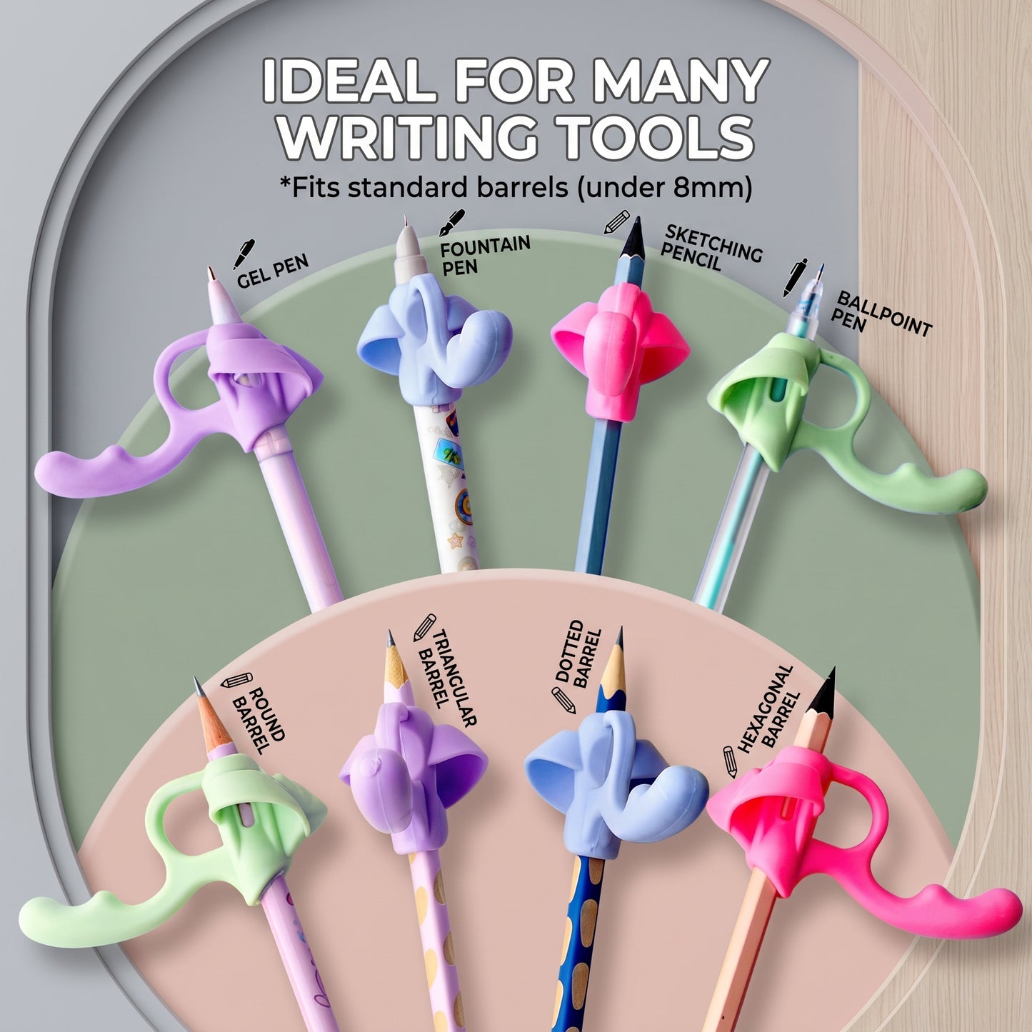 3 Finger Silicone Pencil Grip