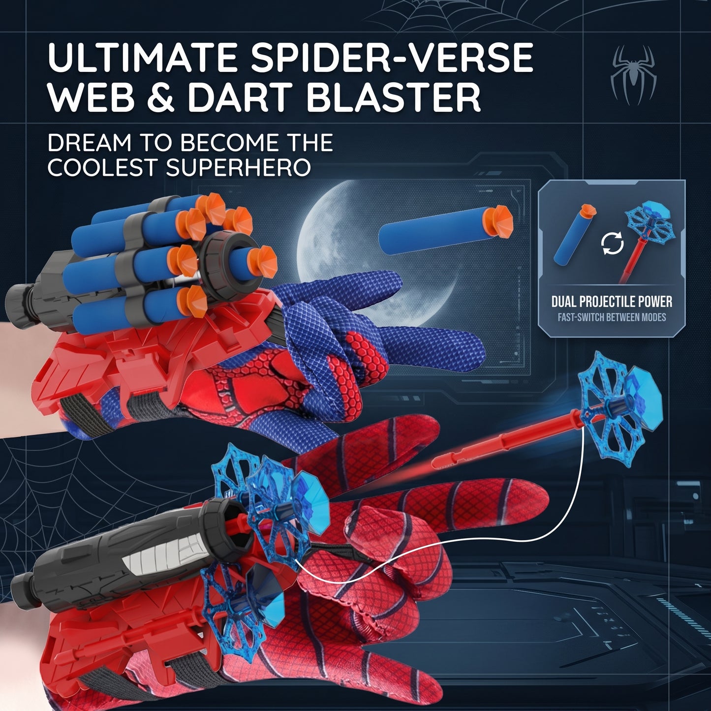 Spider Hero Bow and Arrow Set