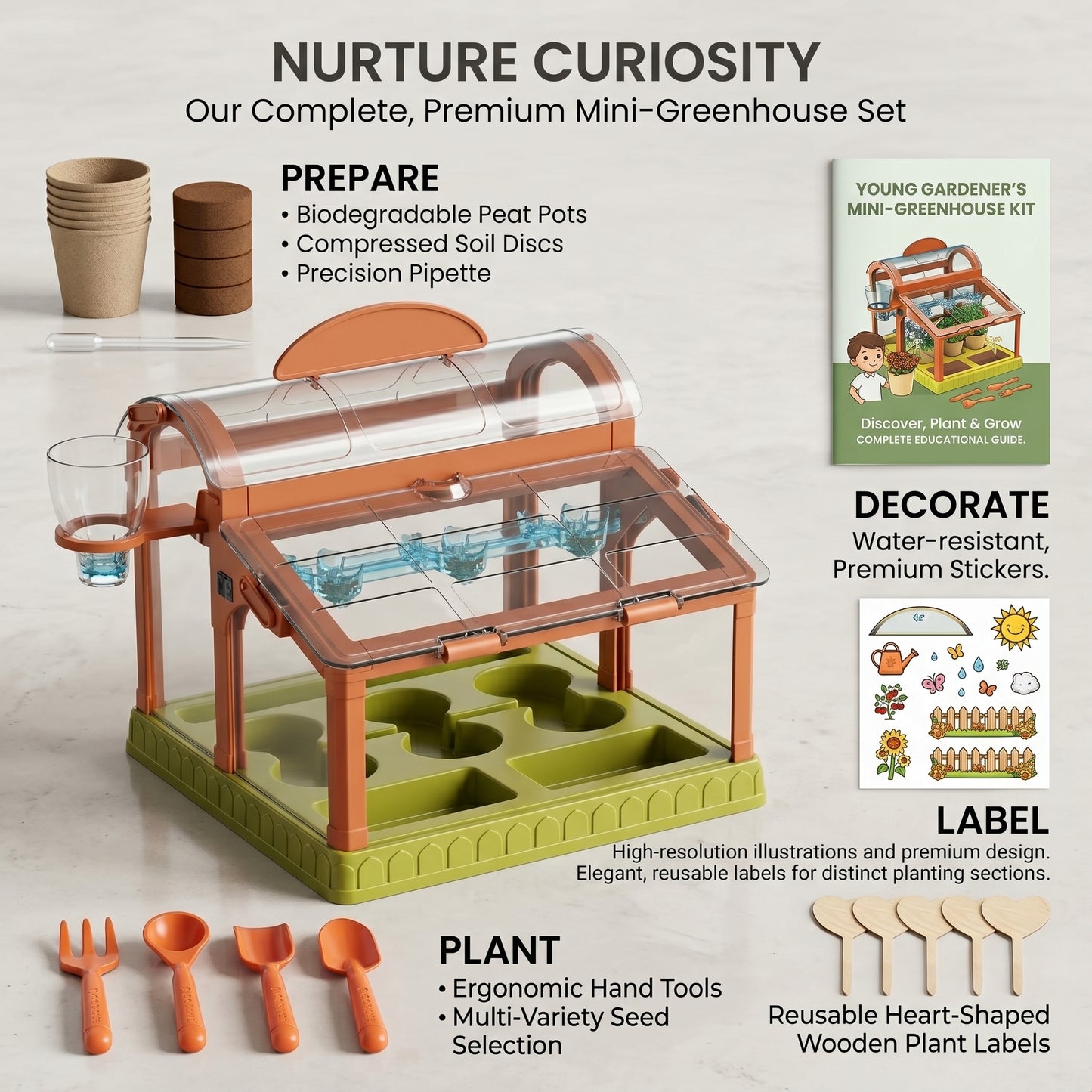 Kids Mini Greenhouse Kit