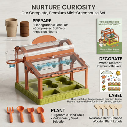 Kids Mini Greenhouse Kit