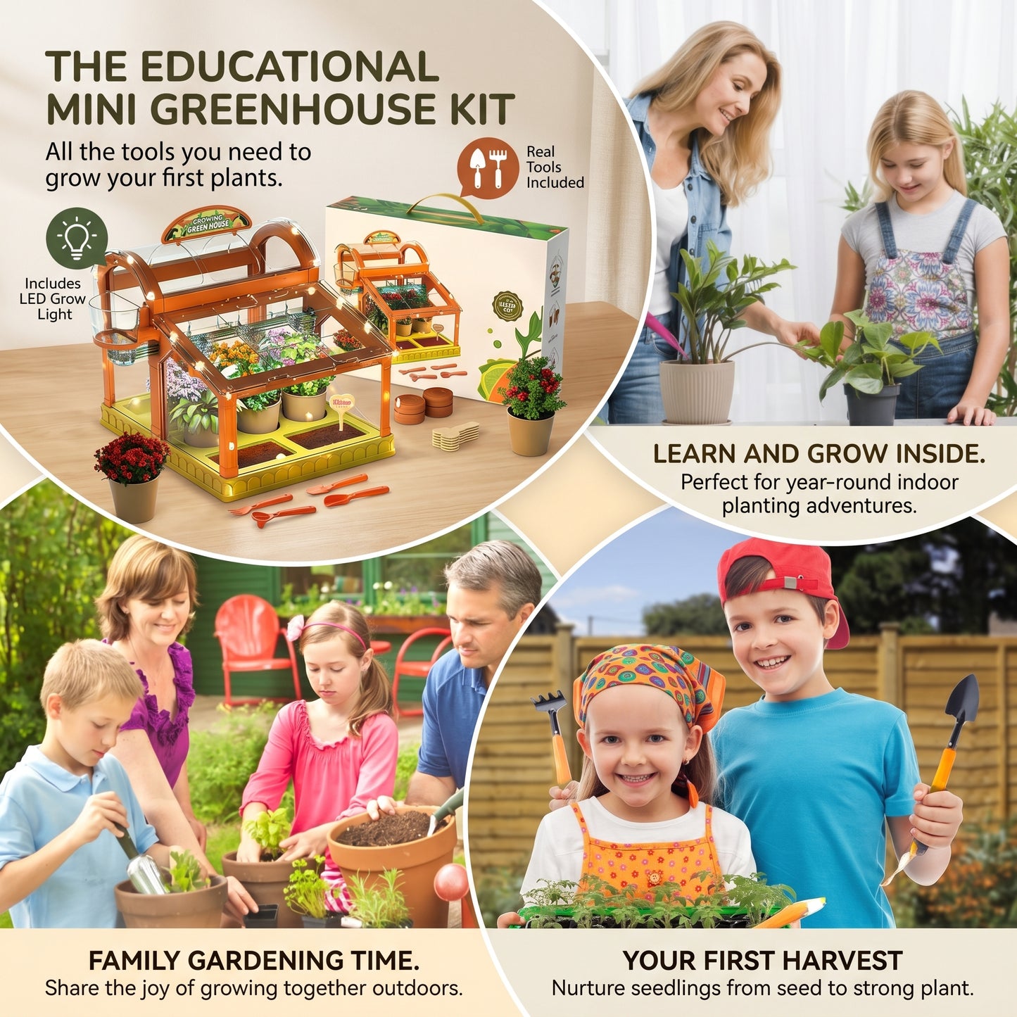 Kids Mini Greenhouse Kit