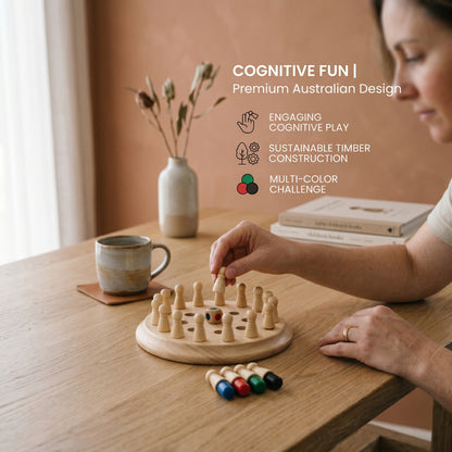 Wooden Memory Chess Game