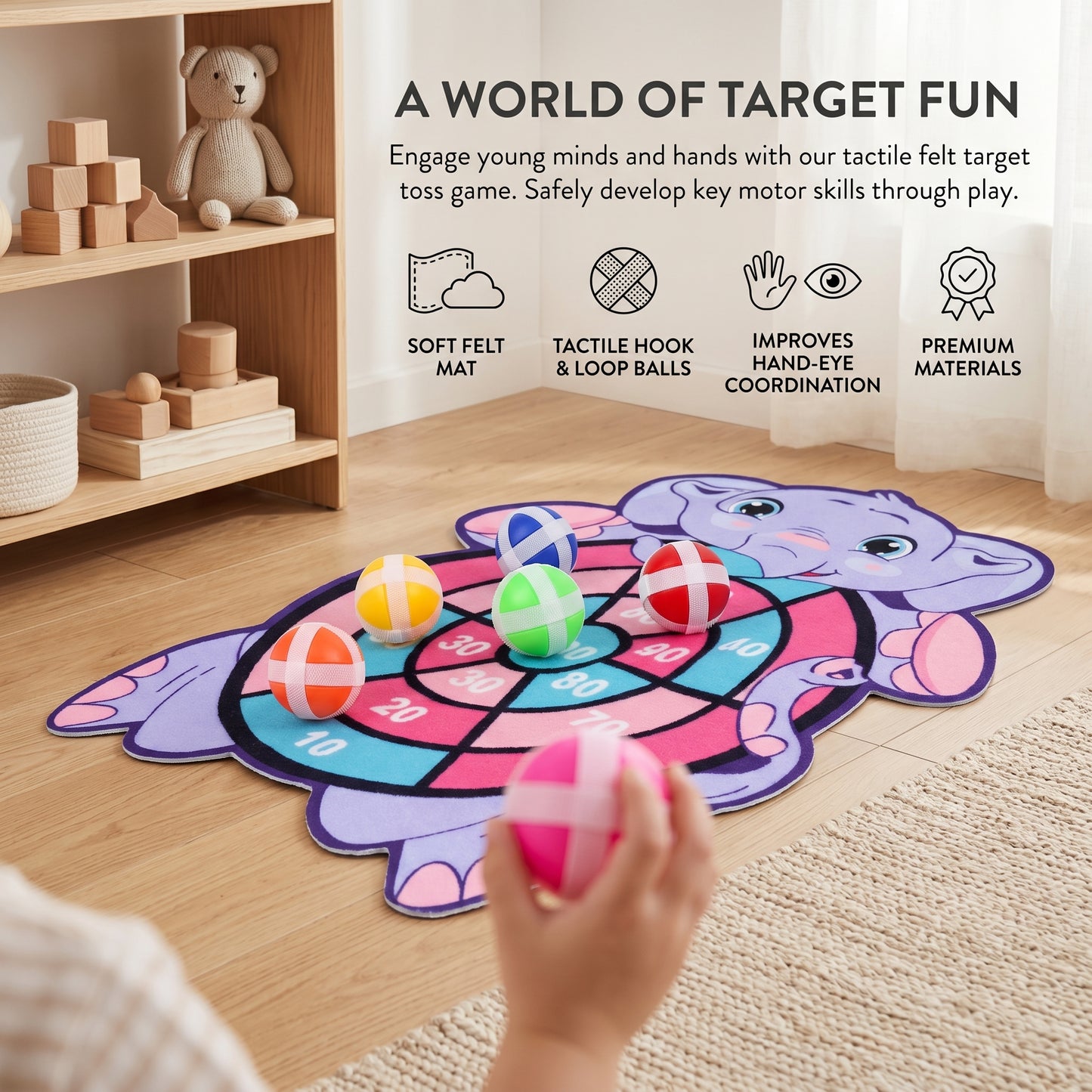 Sticky Ball Target Game