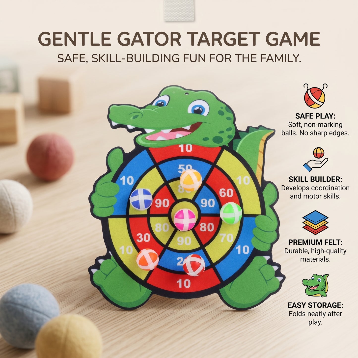 Sticky Ball Target Game