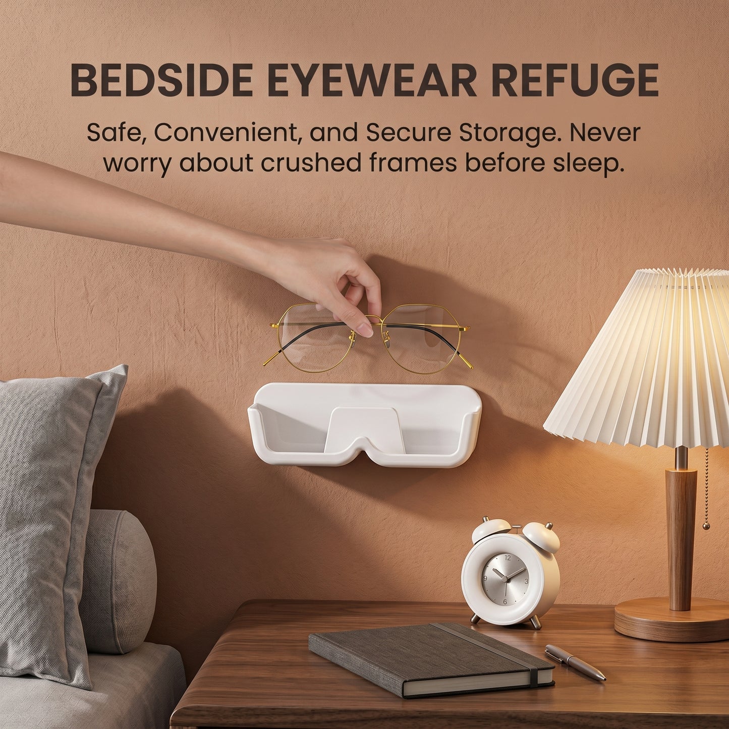 Wall Mounted Glasses Holder