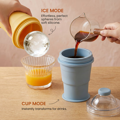 2 in 1 Ice Ball Maker Cup
