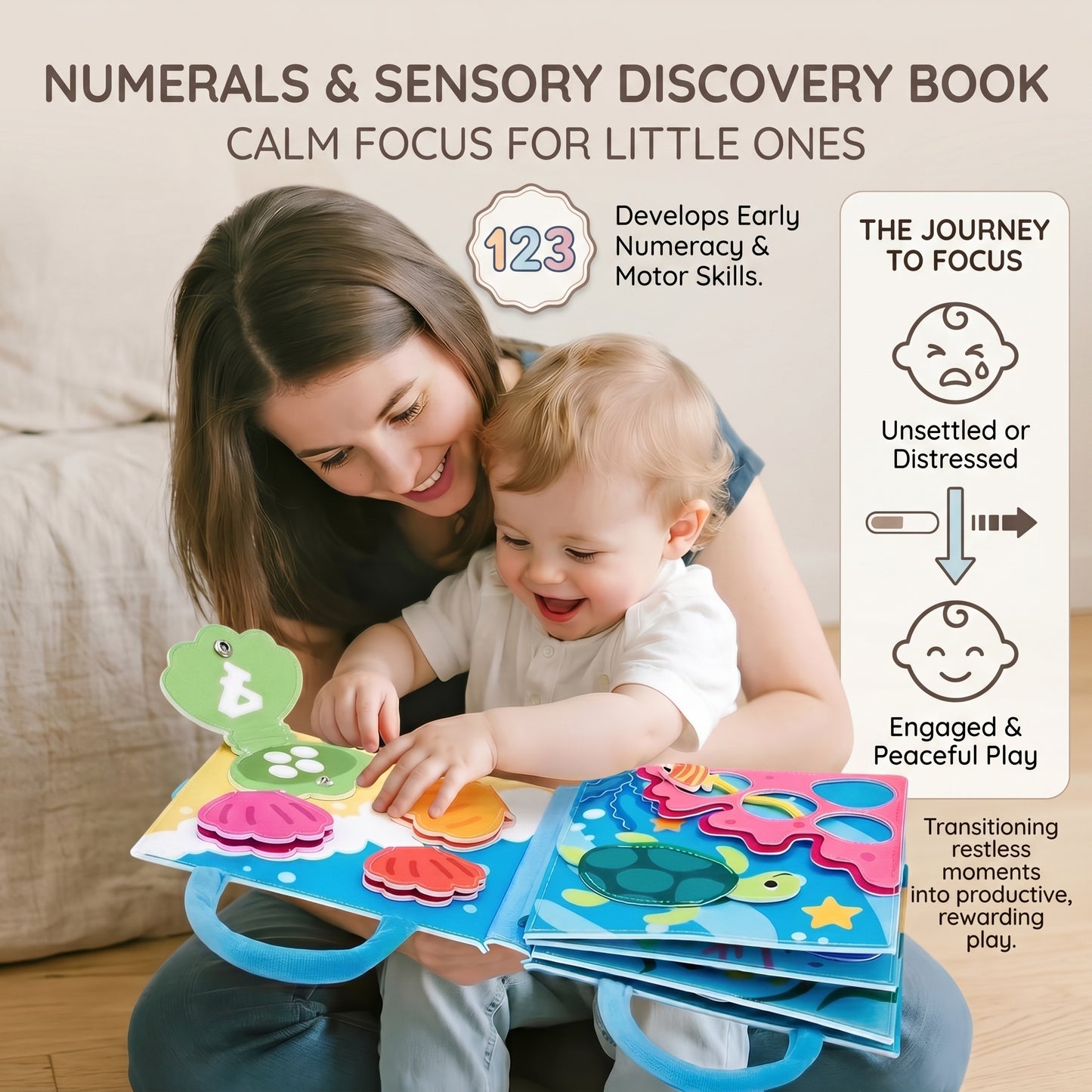 Ocean Adventure Busy Book for Toddlers