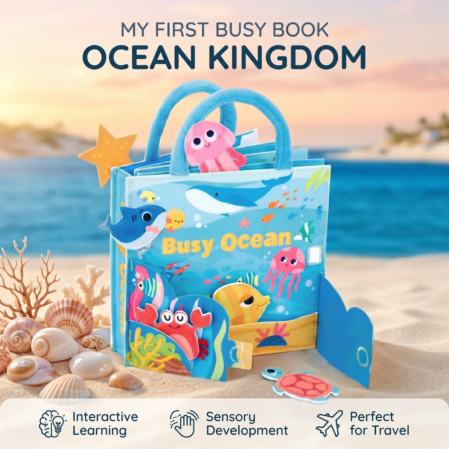 Ocean Adventure Busy Book for Toddlers