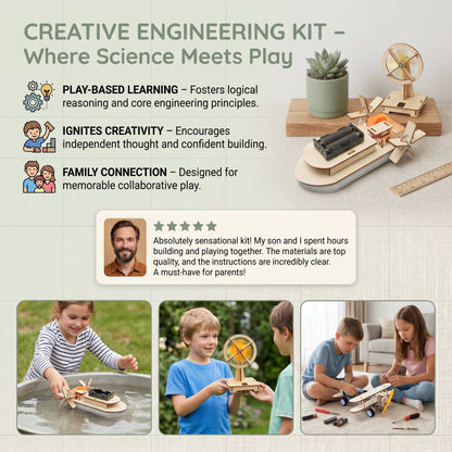 DIY Construction STEM Set for Kids