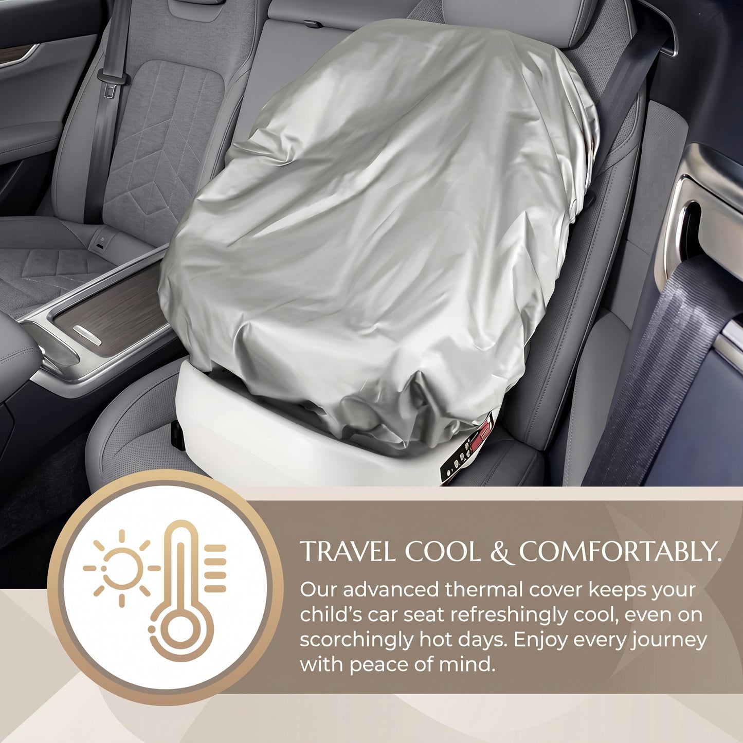 Child Car Seat Sun Protection Cover