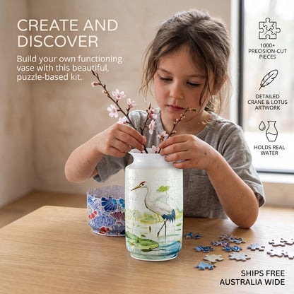 3D Puzzle Flower Vase (162 Pieces)