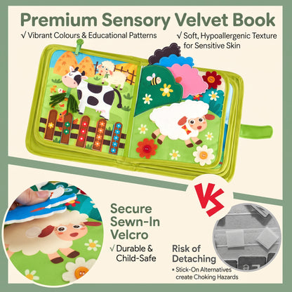 Montessori Farm Busy Book for Toddlers