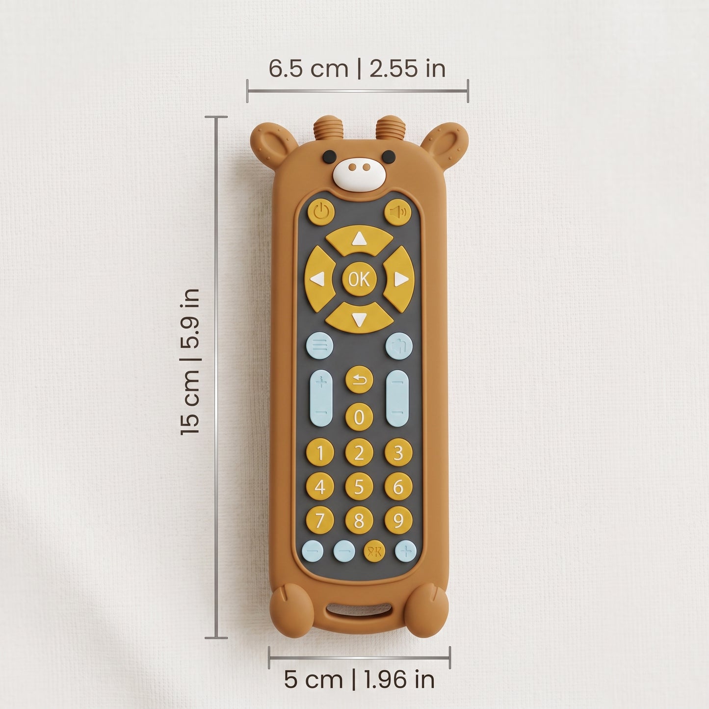 Baby Silicone Remote Control Toy