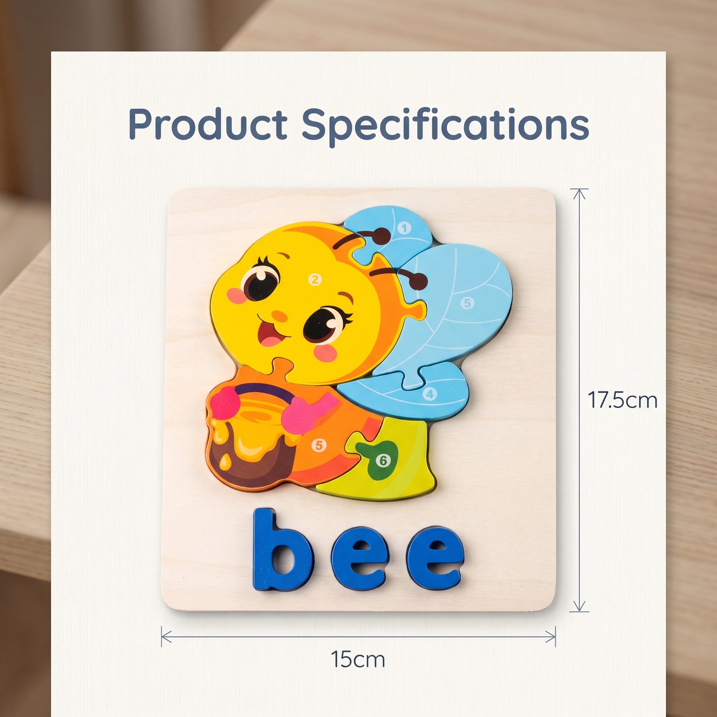 3D Animal Alphabet Puzzle for Kids