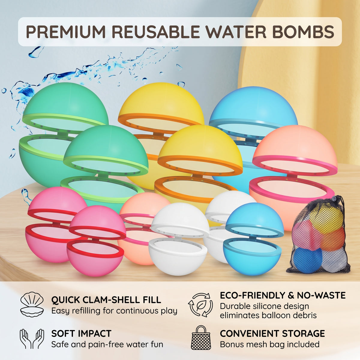 Reusable Water Bomb Balls for Kids