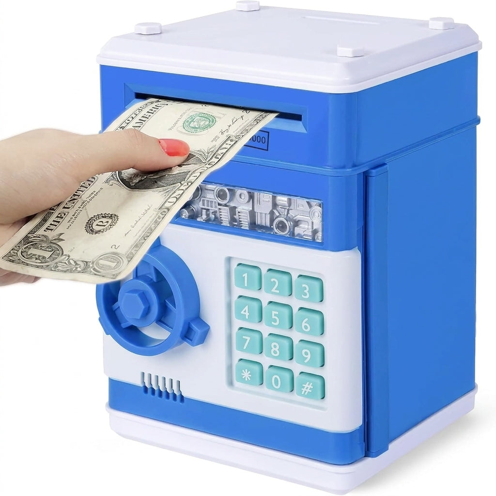 Kids Electronic Password Piggy Bank – Mini ATM Money Saving Box