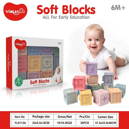 Silicone Baby Stacking Blocks