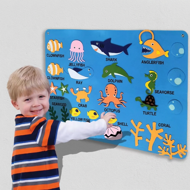 Kids Daily Calendar & Weather Learning Board