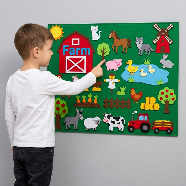 Kids Daily Calendar & Weather Learning Board