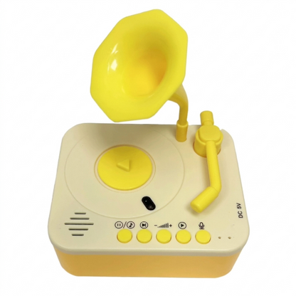 Kids Mini Gramophone Story & Music Player (96 Cards)