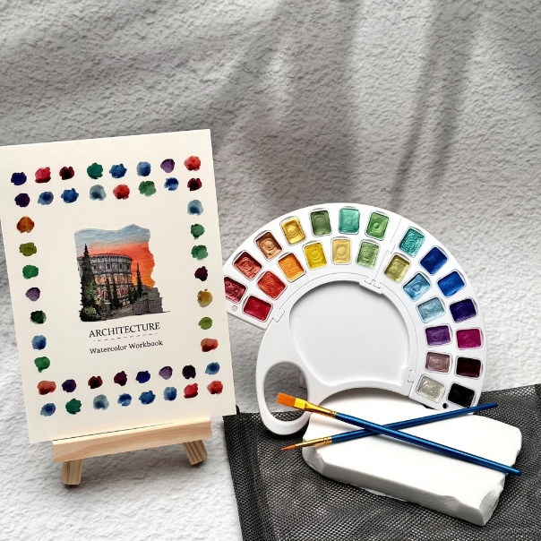 Kids 26 Colour Watercolour Painting Set