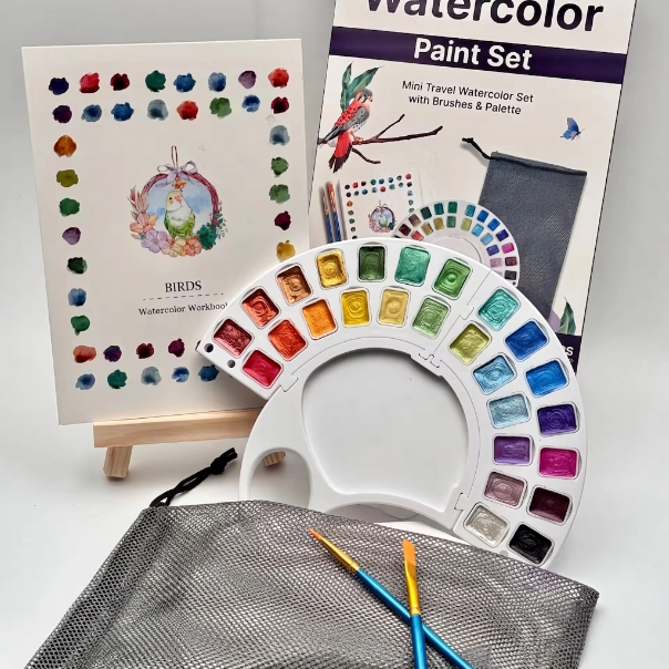 Kids 26 Colour Watercolour Painting Set