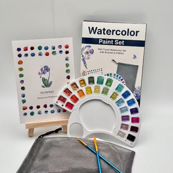 Kids 26 Colour Watercolour Painting Set