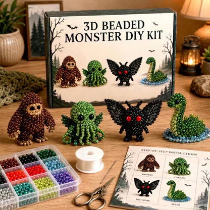 3D Beaded Animal DIY Craft Kit for Kids
