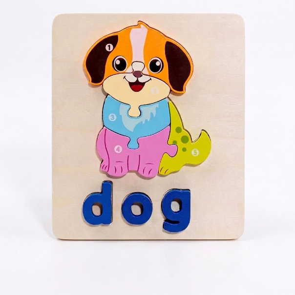 3D Animal Alphabet Puzzle for Kids