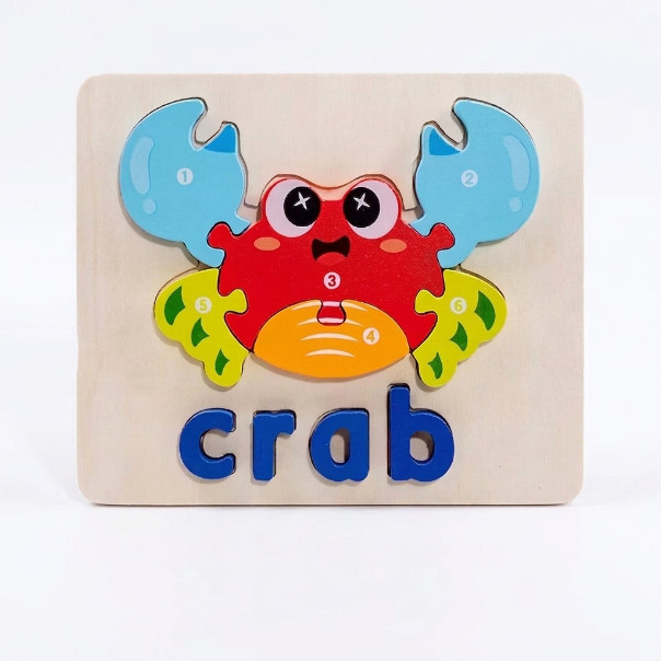 3D Animal Alphabet Puzzle for Kids