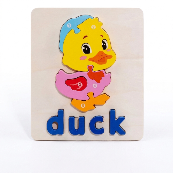 3D Animal Alphabet Puzzle for Kids