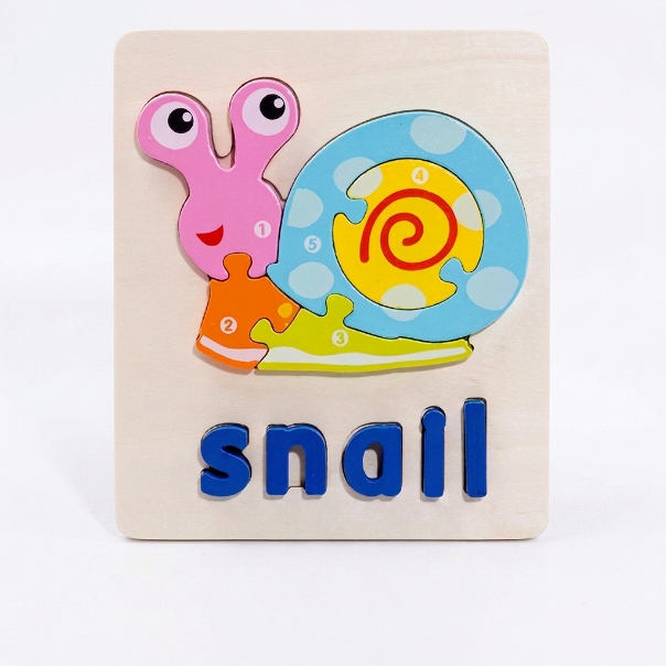 3D Animal Alphabet Puzzle for Kids