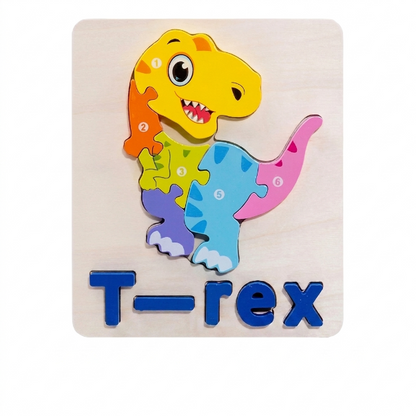 3D Animal Alphabet Puzzle for Kids